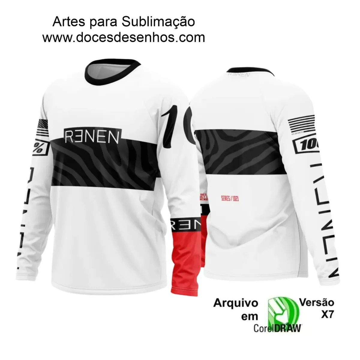 Arte para Camiseta de Motocross e Trilheiros - 2025