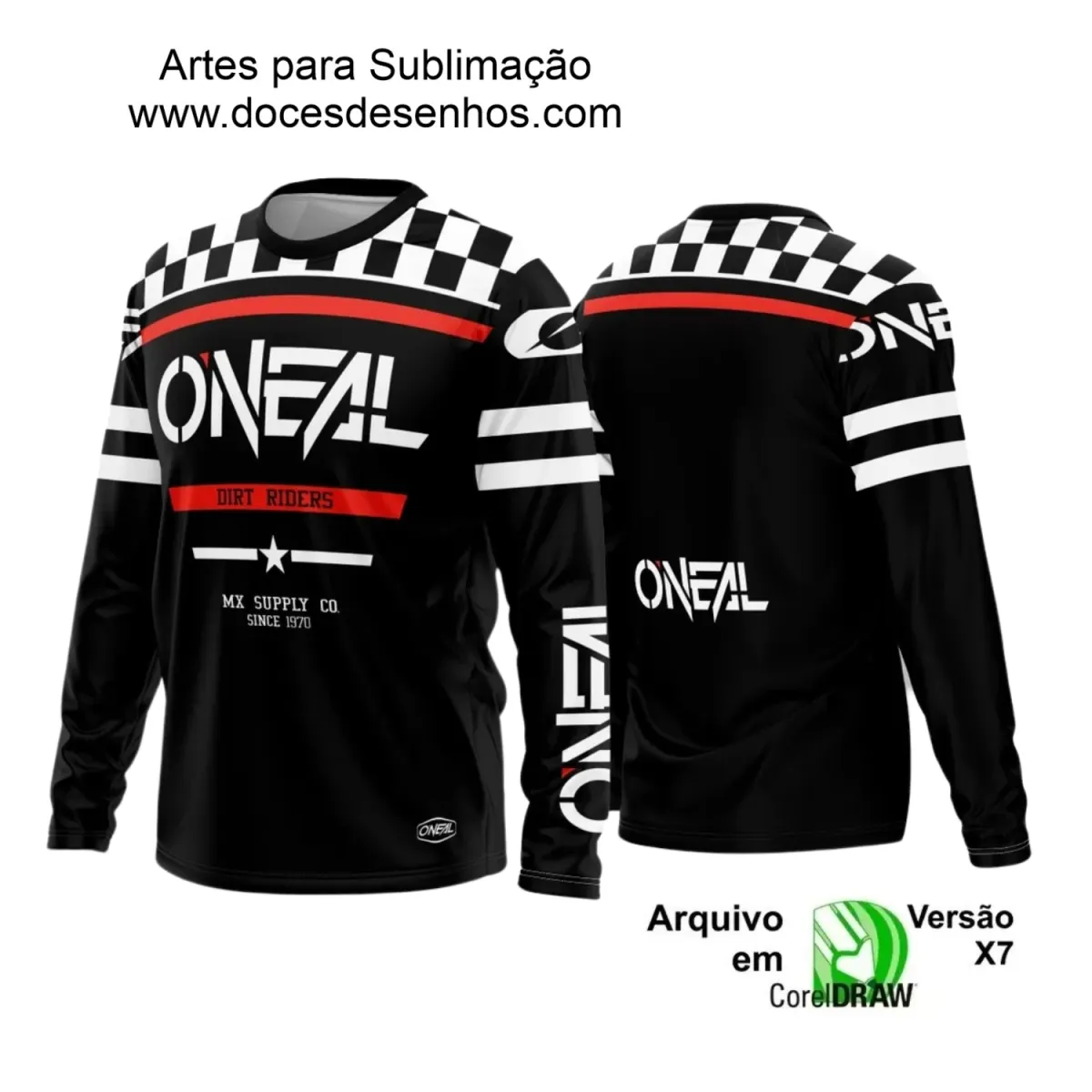 Arte para Camiseta de Motocross e Trilheiros - 2025