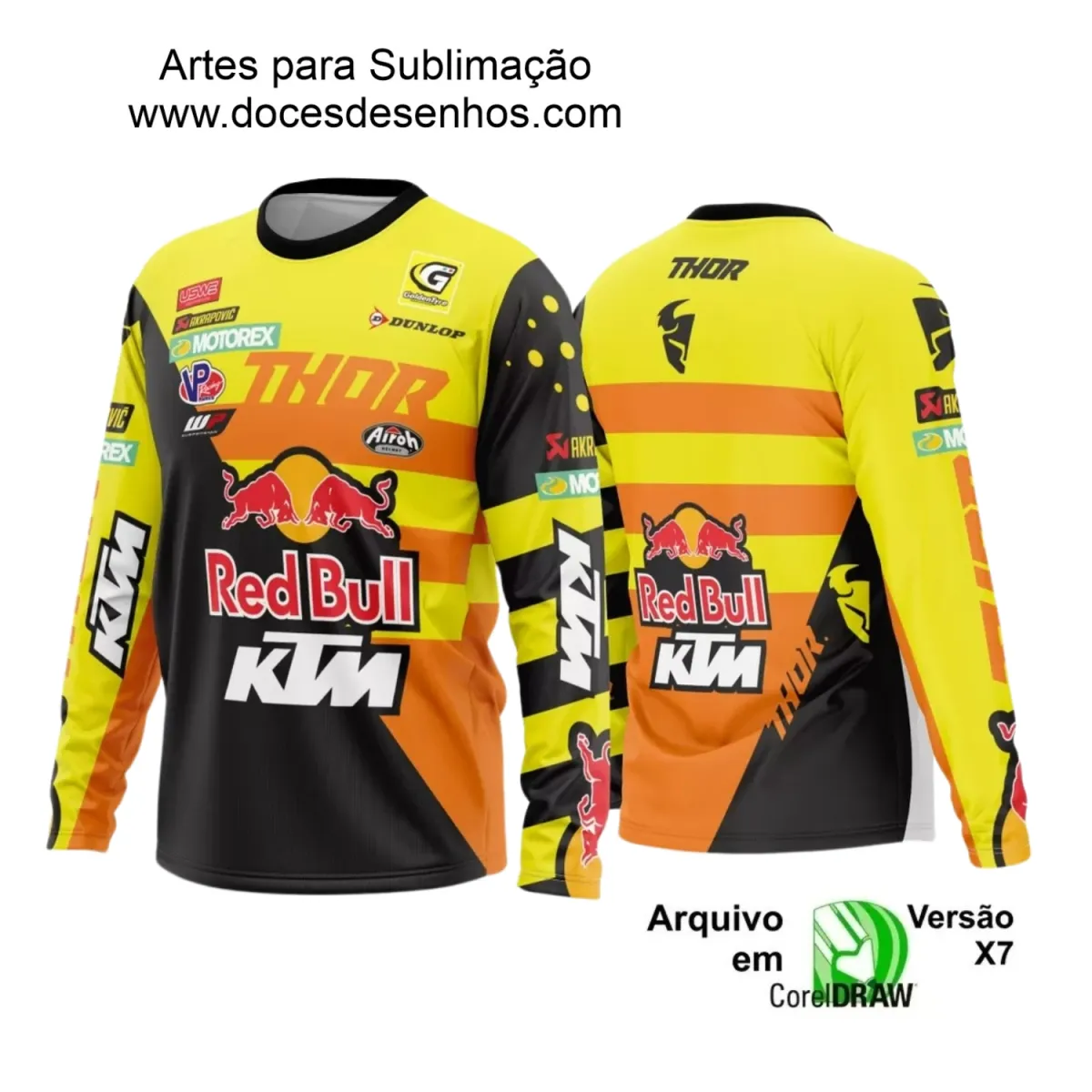 Arte para Camiseta de Motocross e Trilheiros - 2025