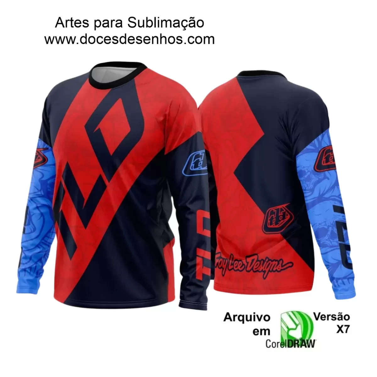 Arte para Camiseta de Motocross e Trilheiros - 2025