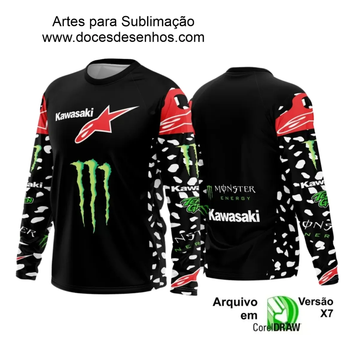 Arte para Camiseta de Motocross e Trilheiros - 2025