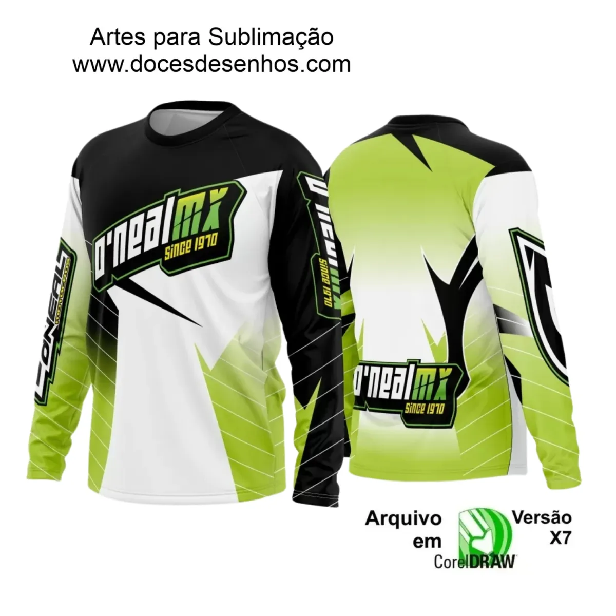 Arte para Camiseta de Motocross e Trilheiros - 2025