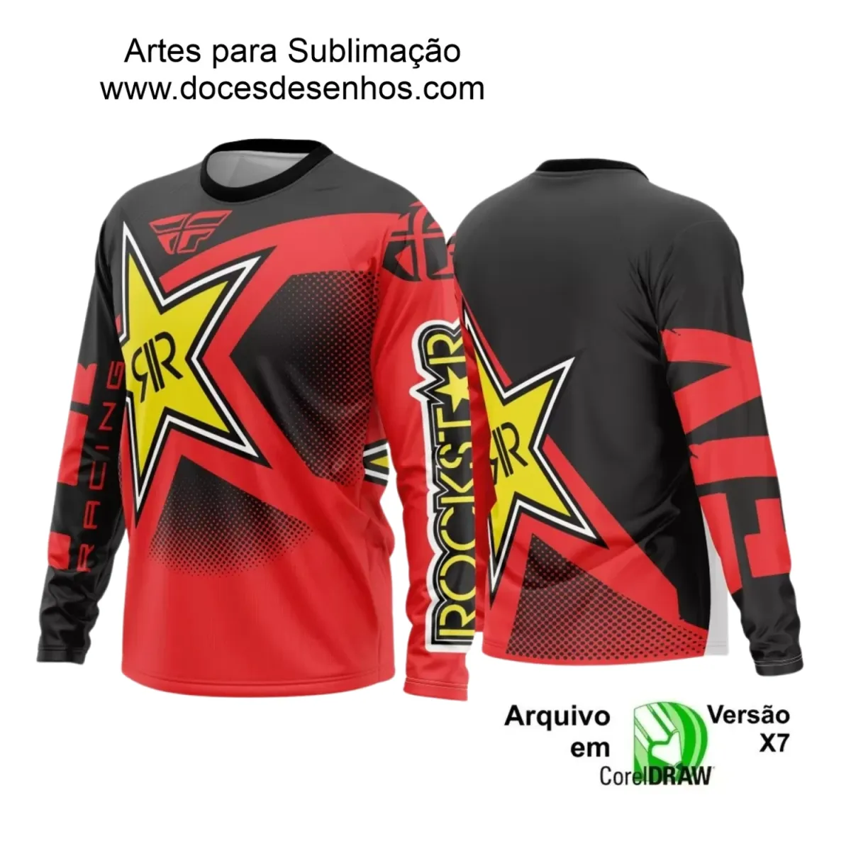 Arte para Camiseta de Motocross e Trilheiros - 2025