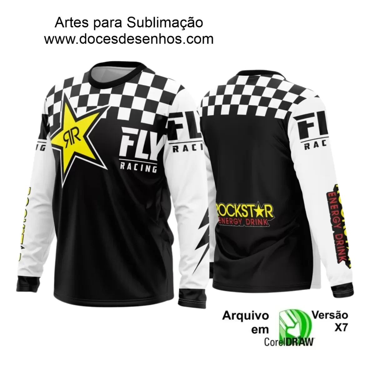 Arte para Camiseta de Motocross e Trilheiros - 2025