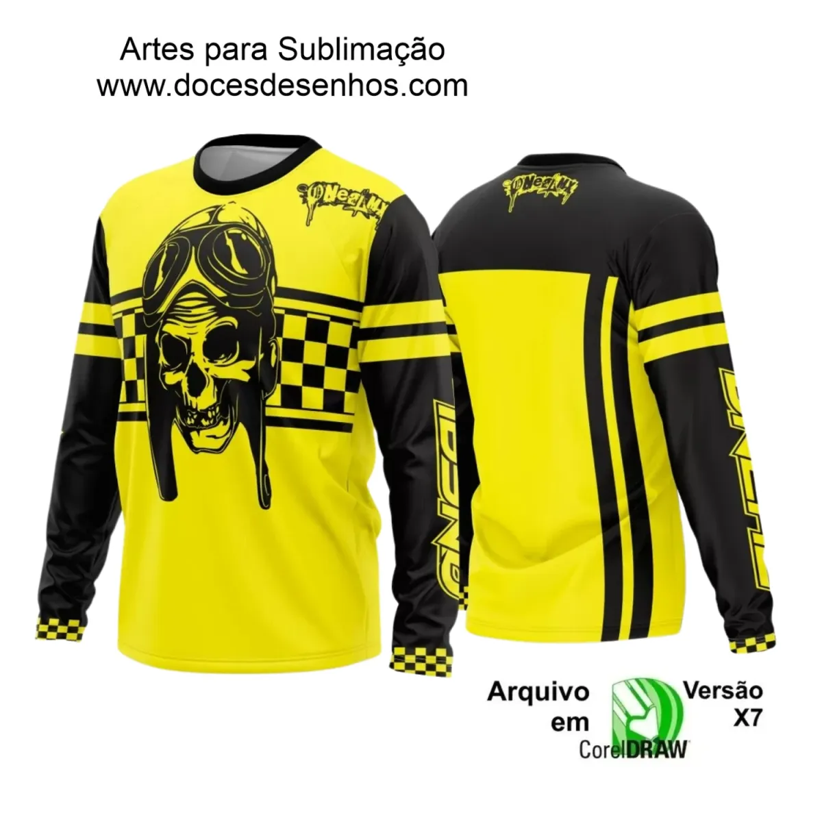 Arte para Camiseta de Motocross e Trilheiros - 2025