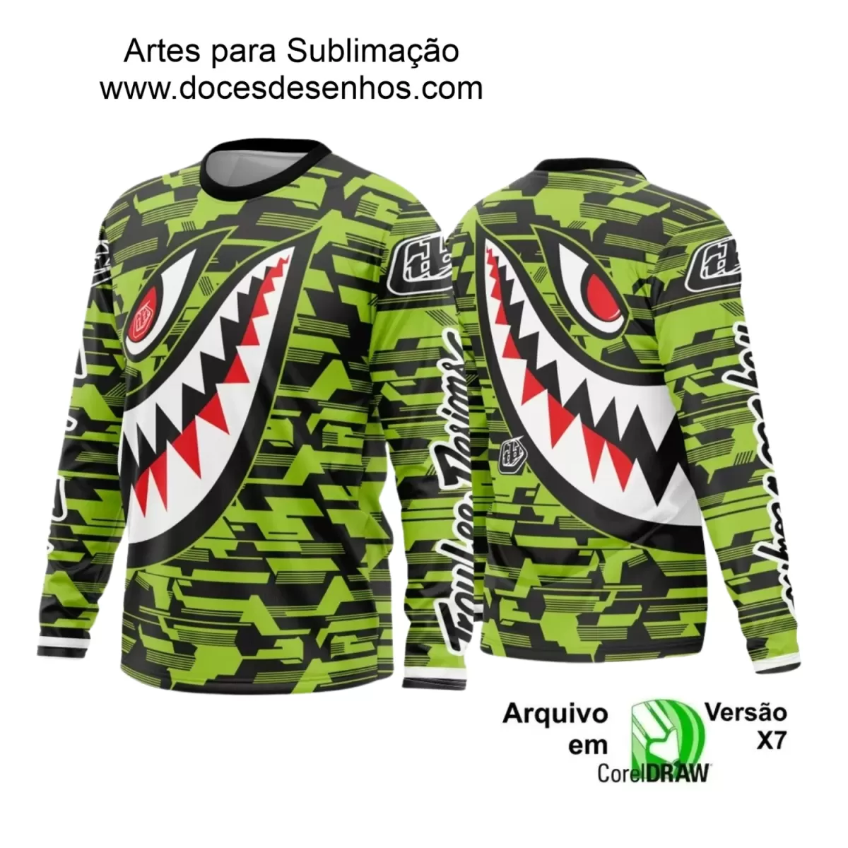 Arte para Camiseta de Motocross e Trilheiros - 2025