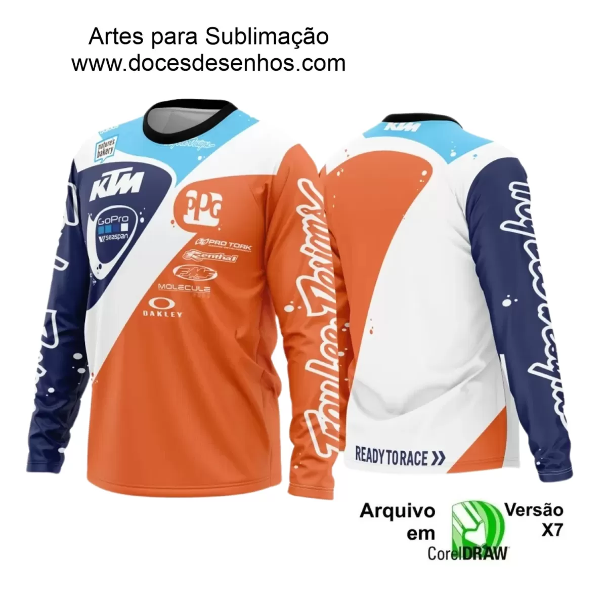 Arte para Camiseta de Motocross e Trilheiros - 2025