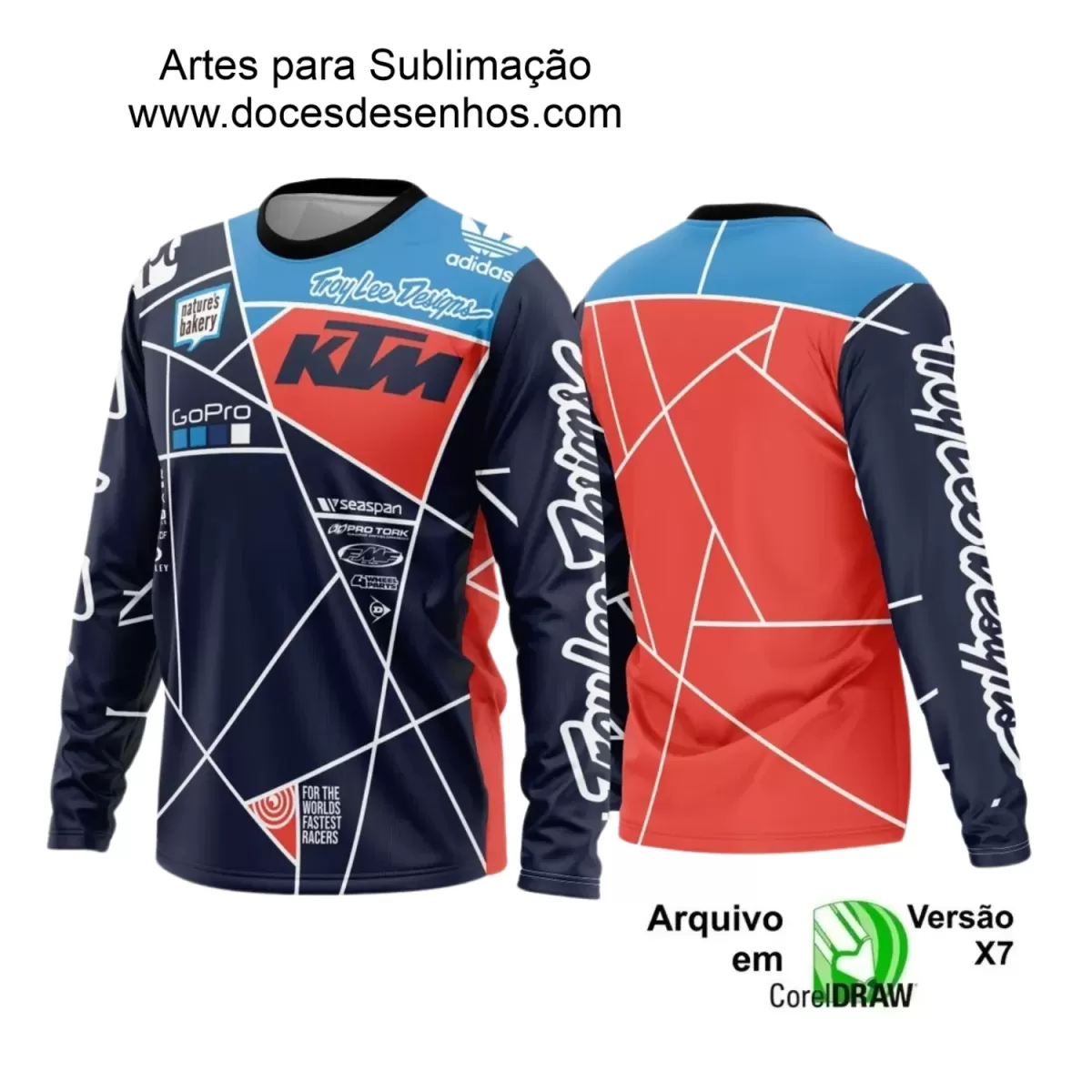 Arte para Camiseta de Motocross e Trilheiros - 2025