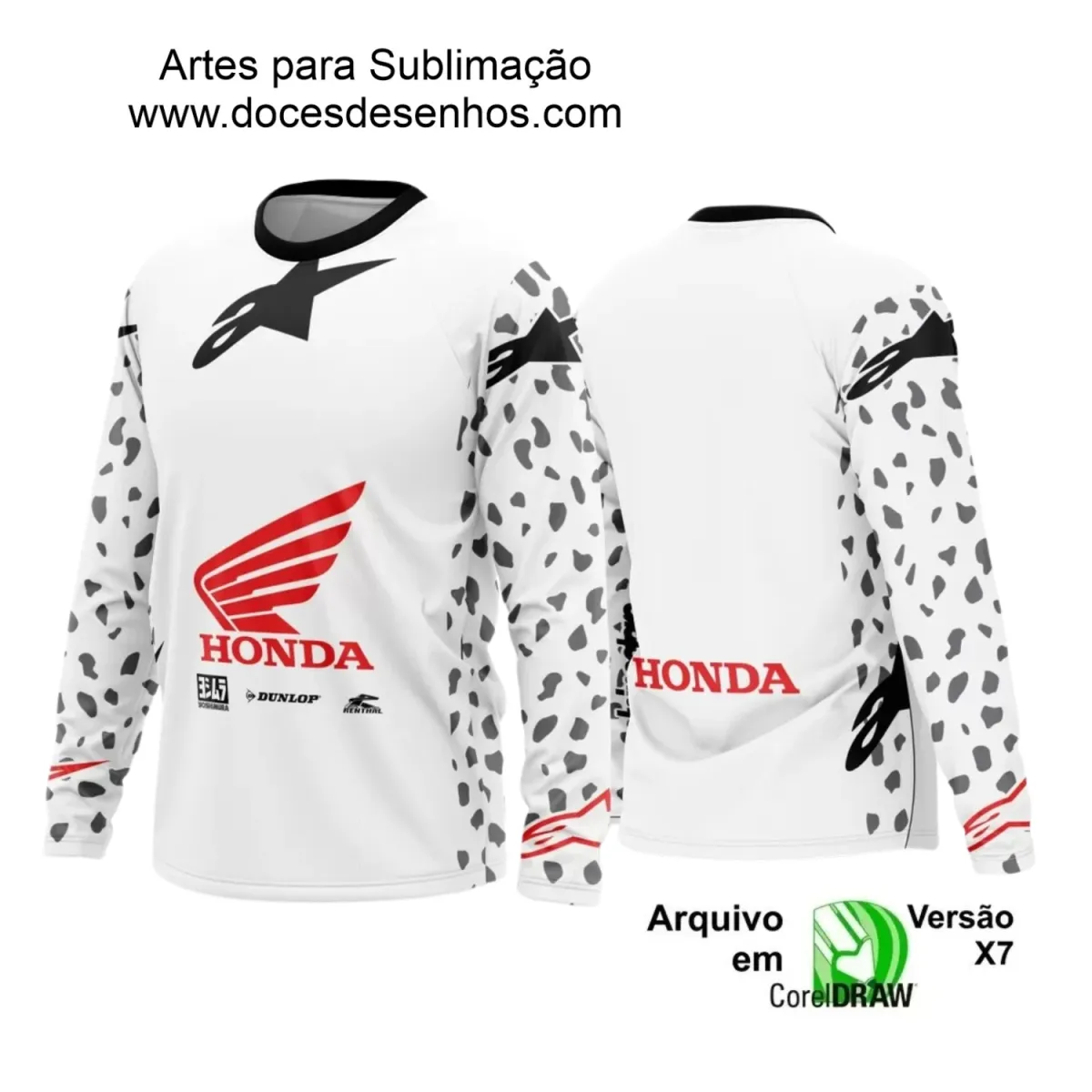 Arte para Camiseta de Motocross e Trilheiros - 2025