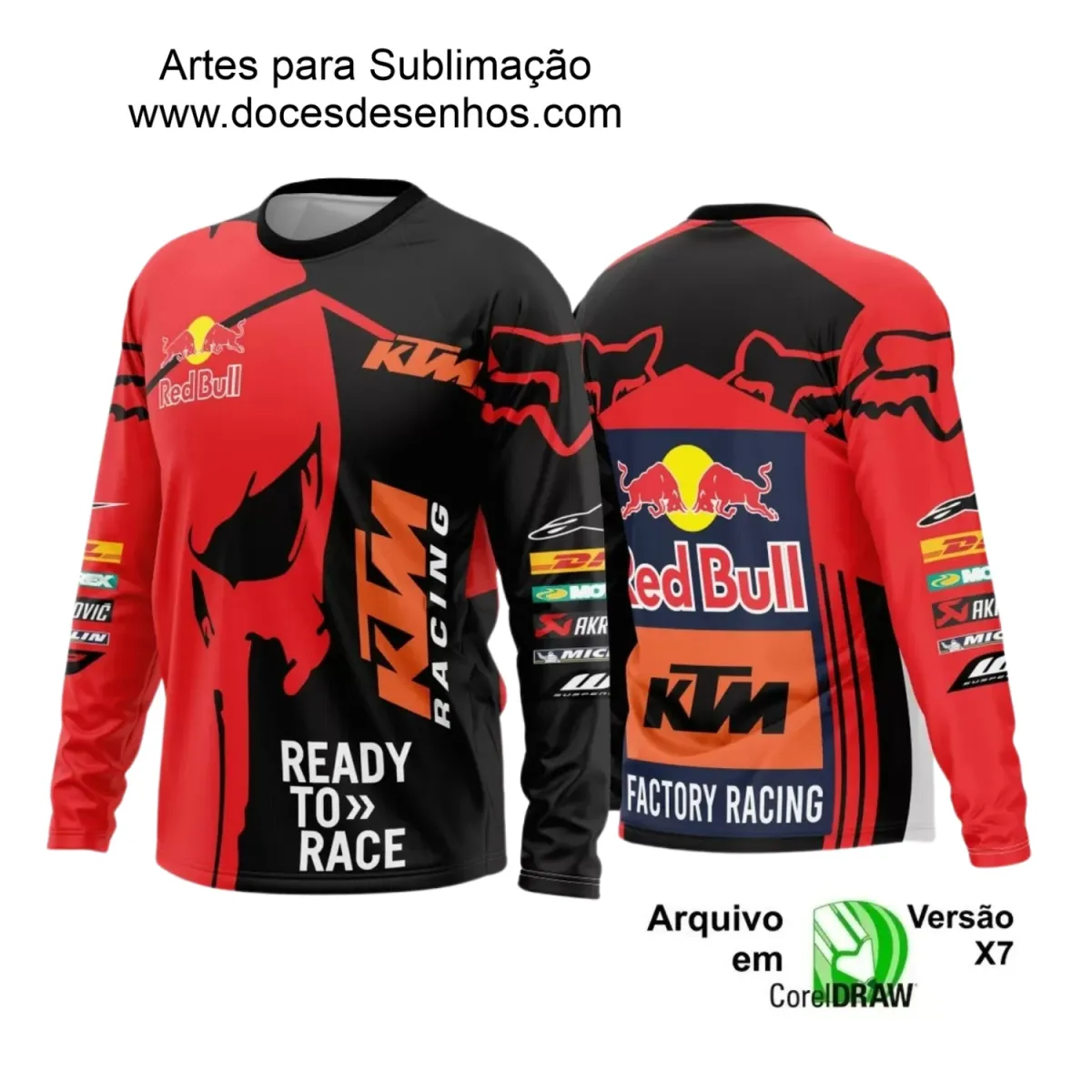 Arte para Camiseta de Motocross e Trilheiros - 2025