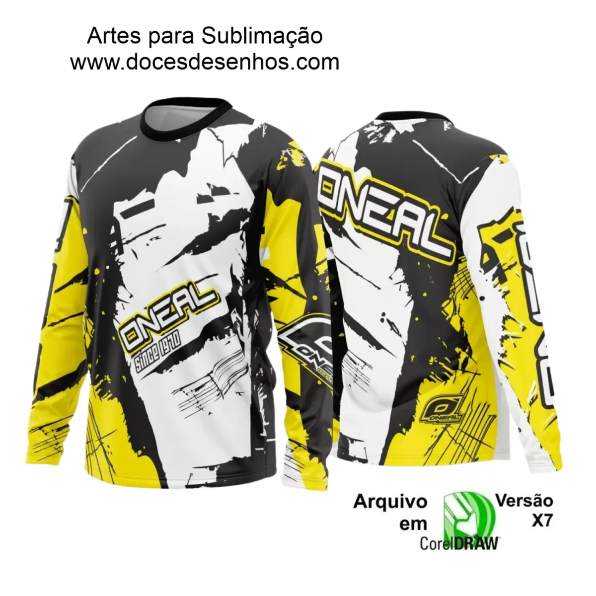 Arte para Camiseta de Motocross e Trilheiros - 2025