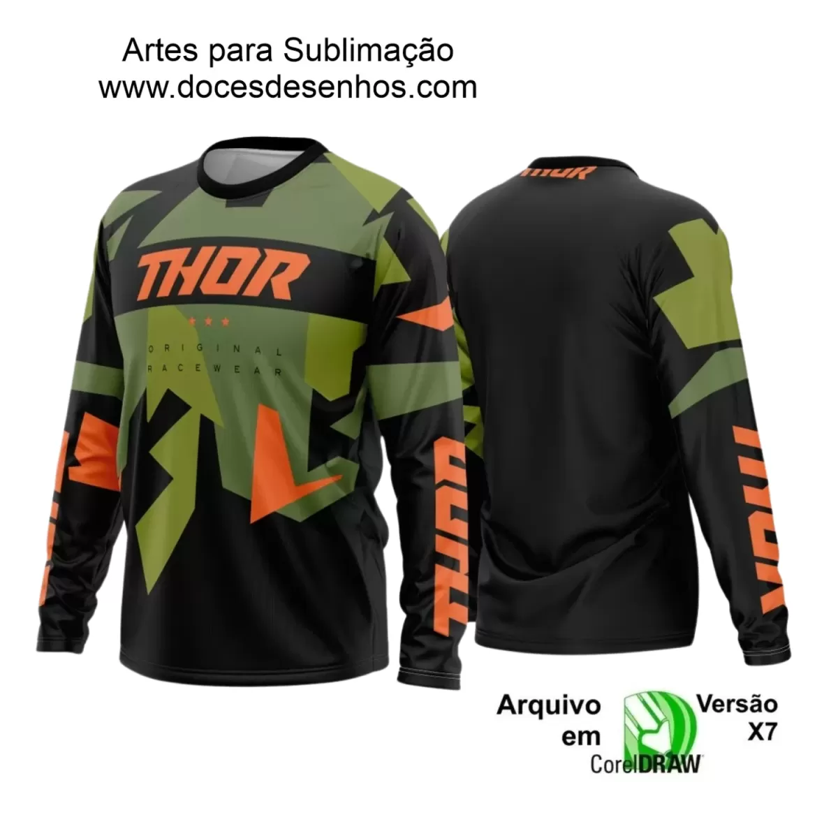 Arte para Camiseta de Motocross e Trilheiros - 2025