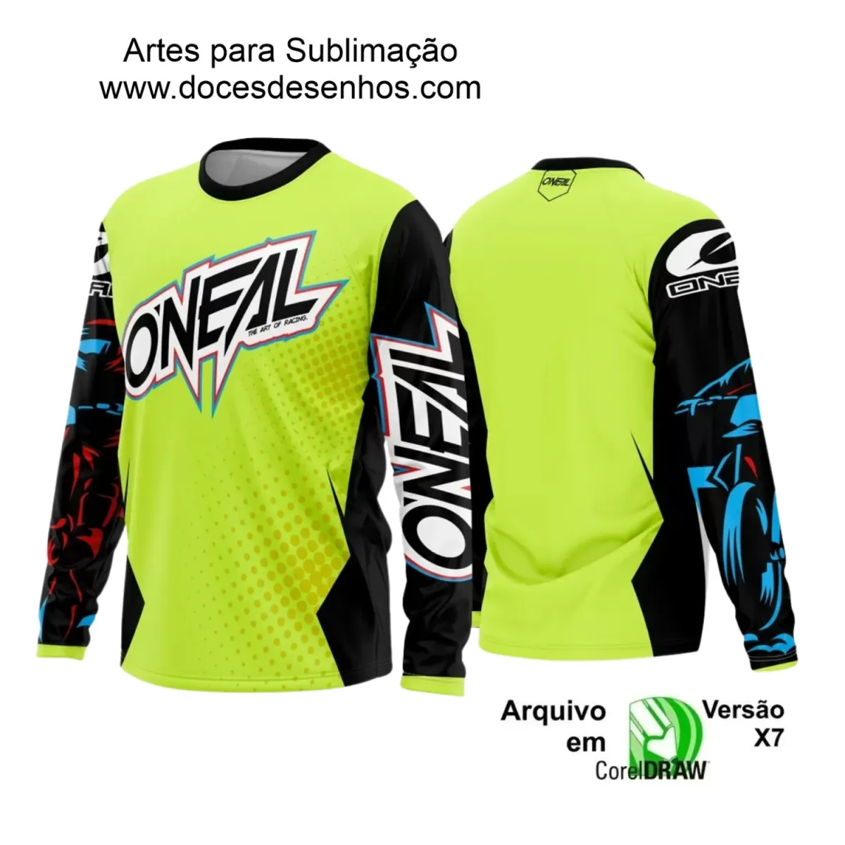 Arte para Camiseta de Motocross e Trilheiros - 2025