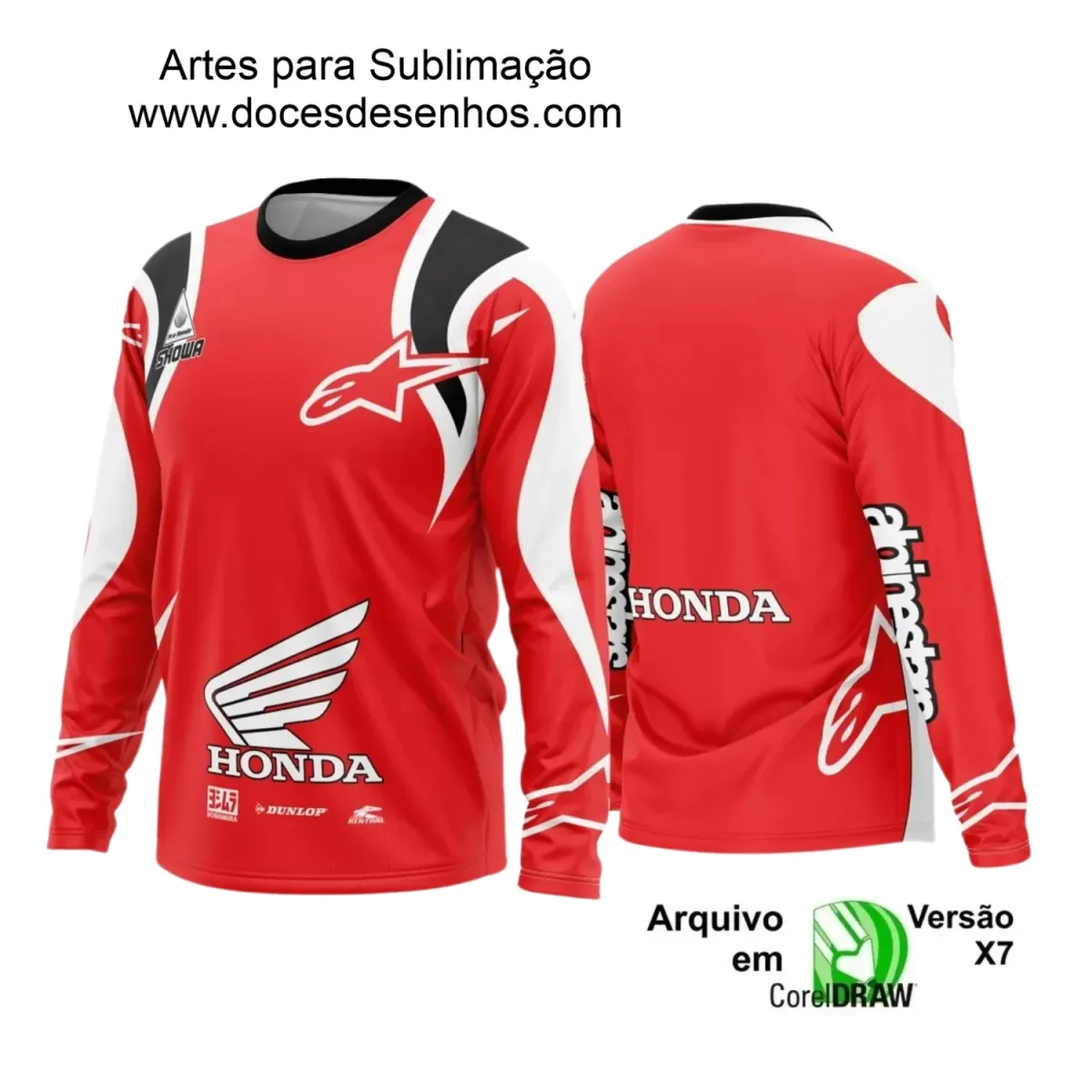 Arte para Camiseta de Motocross e Trilheiros - 2025