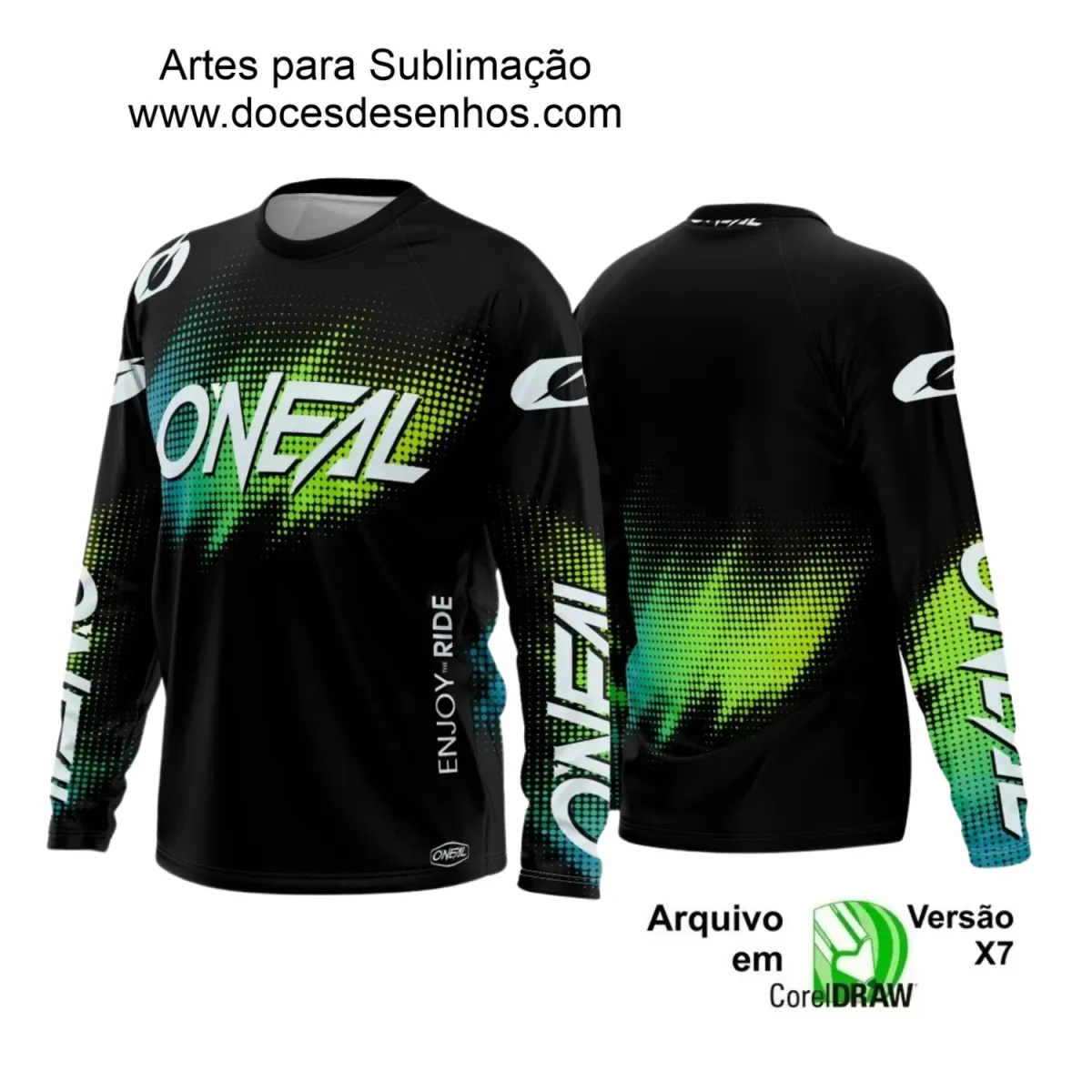 Arte para Camiseta de Motocross e Trilheiros - 2025