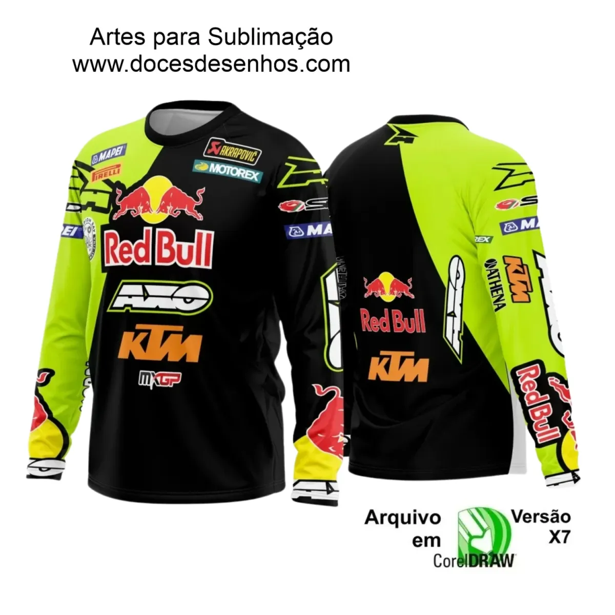 Arte para Camiseta de Motocross e Trilheiros - 2025