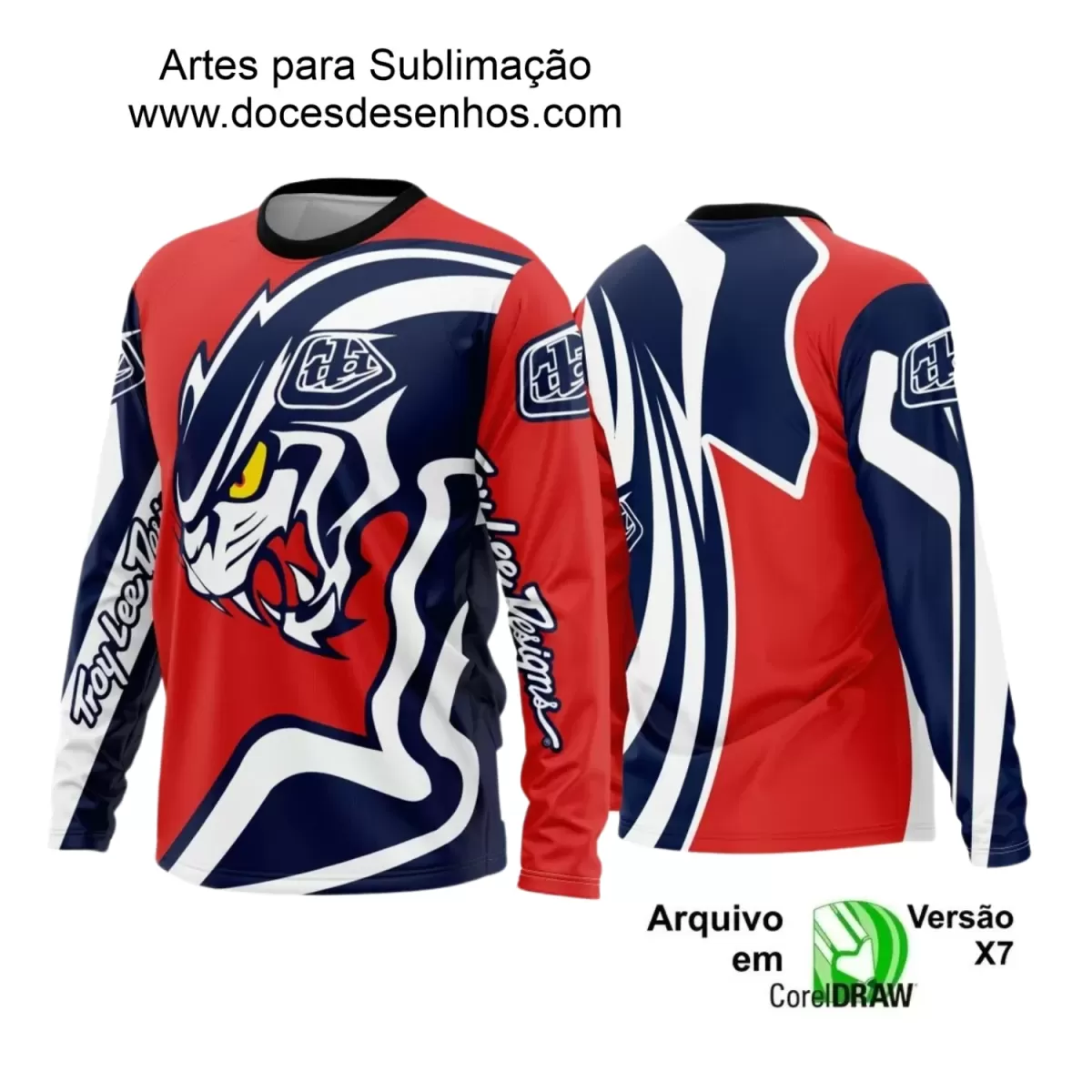 Arte para Camiseta de Motocross e Trilheiros - 2025