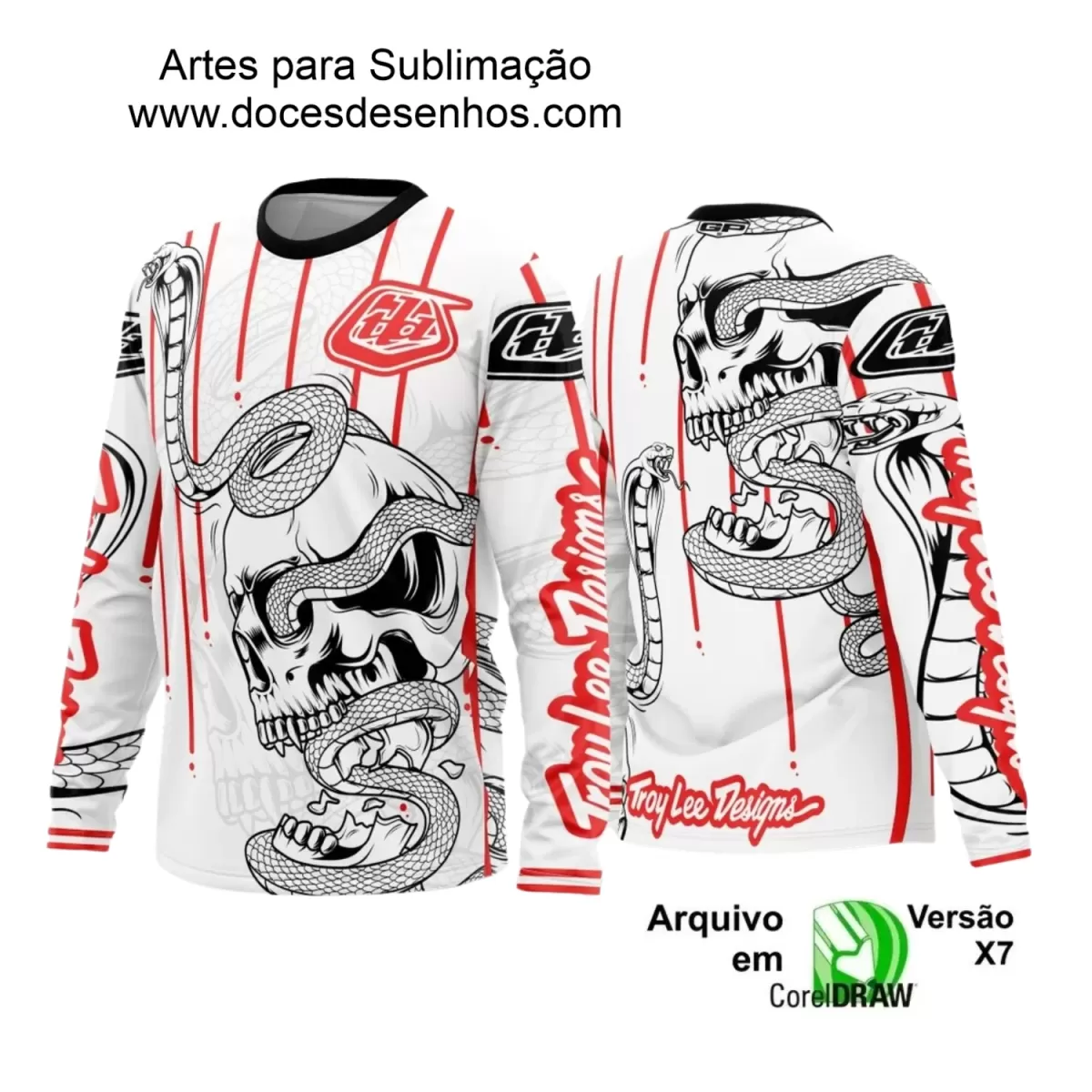 Arte para Camiseta de Motocross e Trilheiros - 2025