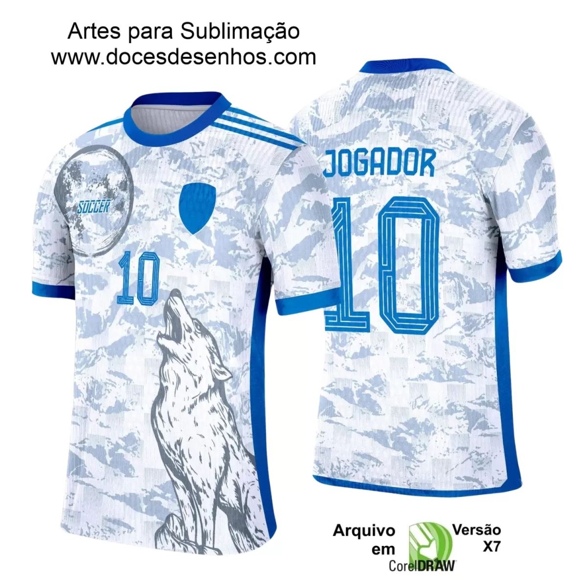 Arte para Estampa de Camiseta Escolar 2025 – Interclasse 2025 - Tema de Lobo