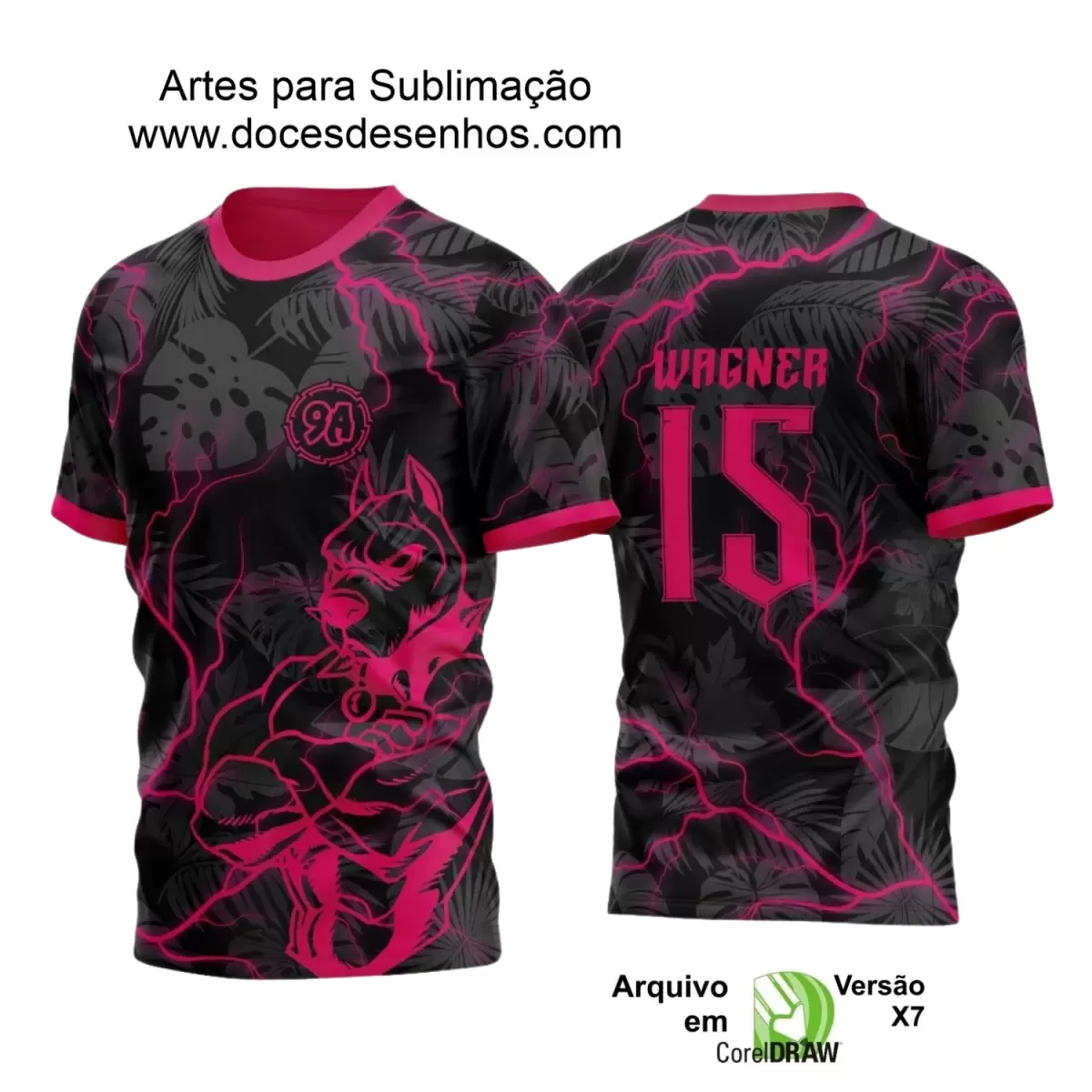 Arte para Estampa de Camiseta Escolar 2025 – Interclasse 2025 - Tema de Pitbull