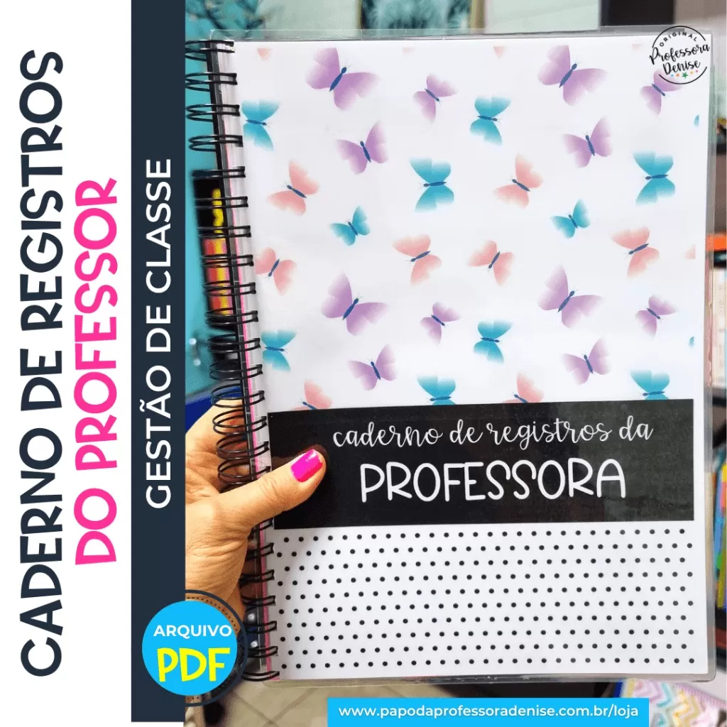 Caderno de Registro Classe – Professora