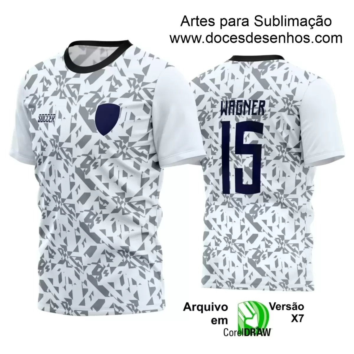 Estampa Camisa Personalizada - Time Amador - Futebol 2025