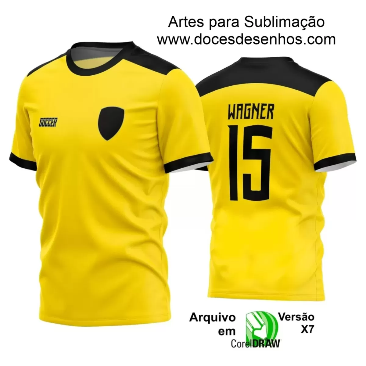 Estampa Camisa Personalizada - Time Amador - Futebol 2025