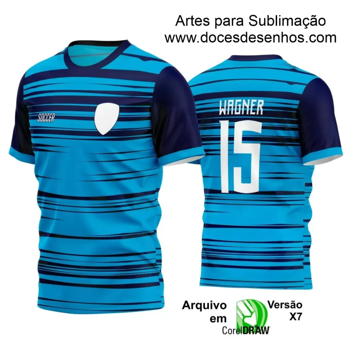 Estampa Camisa Personalizada - Time Amador - Futebol 2025