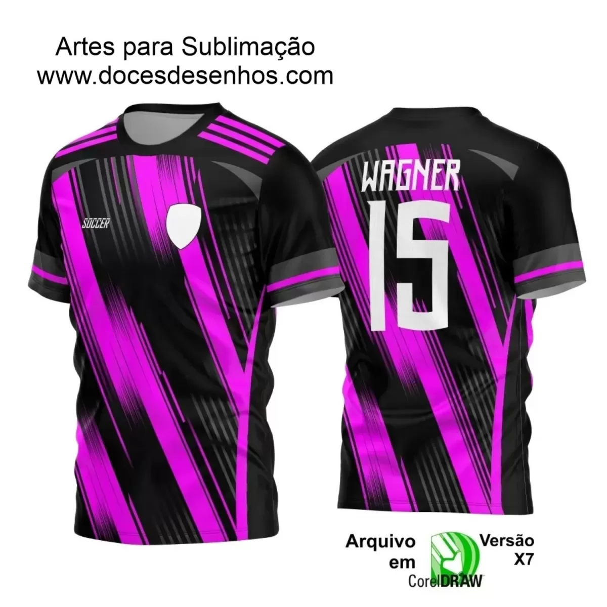 Estampa Camisa Personalizada - Time Amador - Futebol 2025