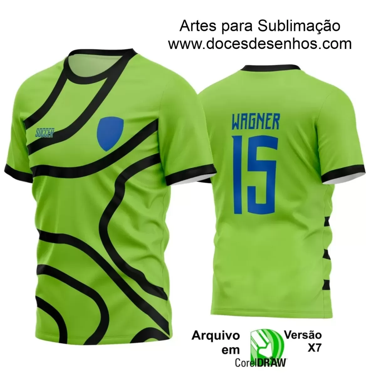 Estampa Camisa Personalizada - Time Amador - Futebol 2025