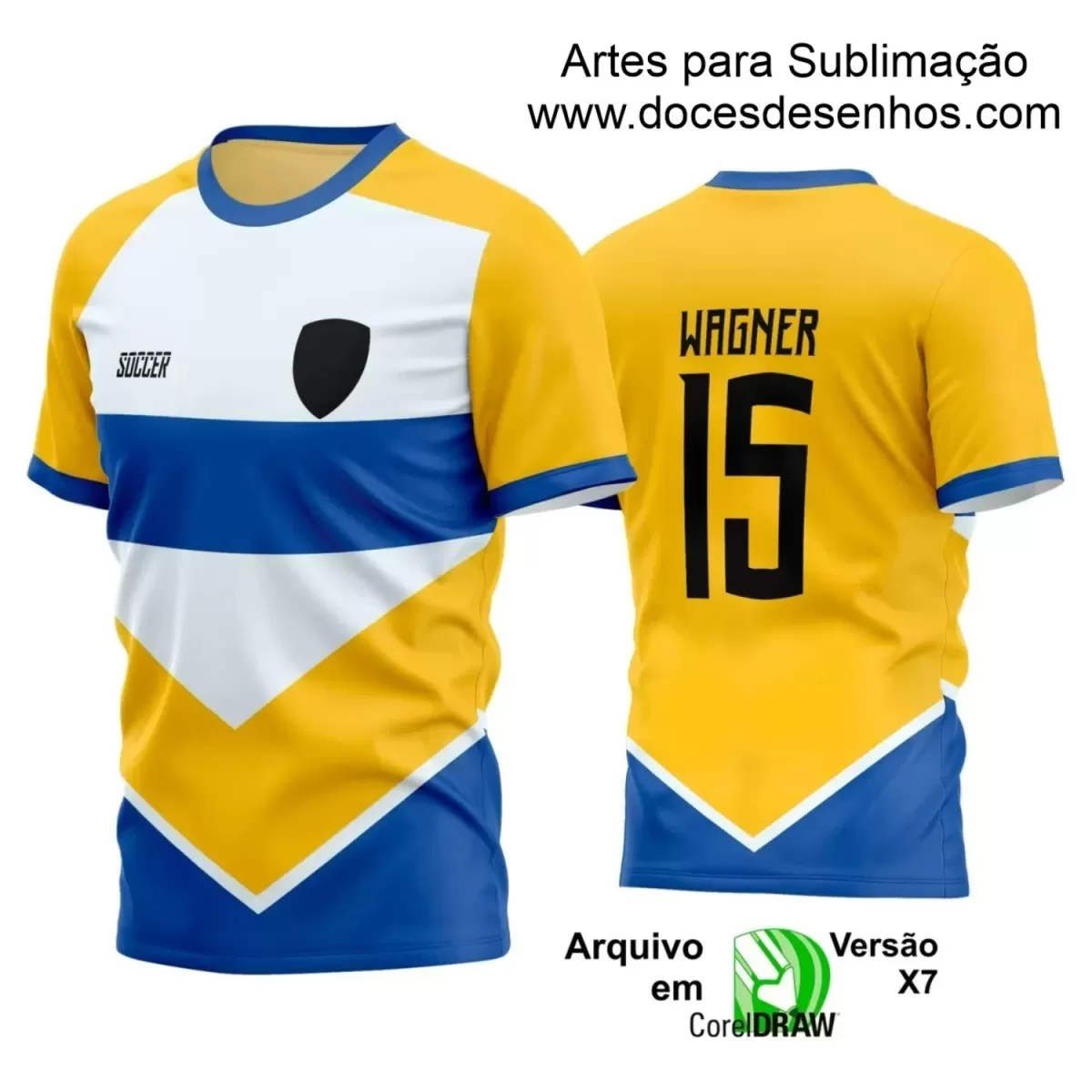 Estampa Camisa Personalizada - Time Amador - Futebol 2025