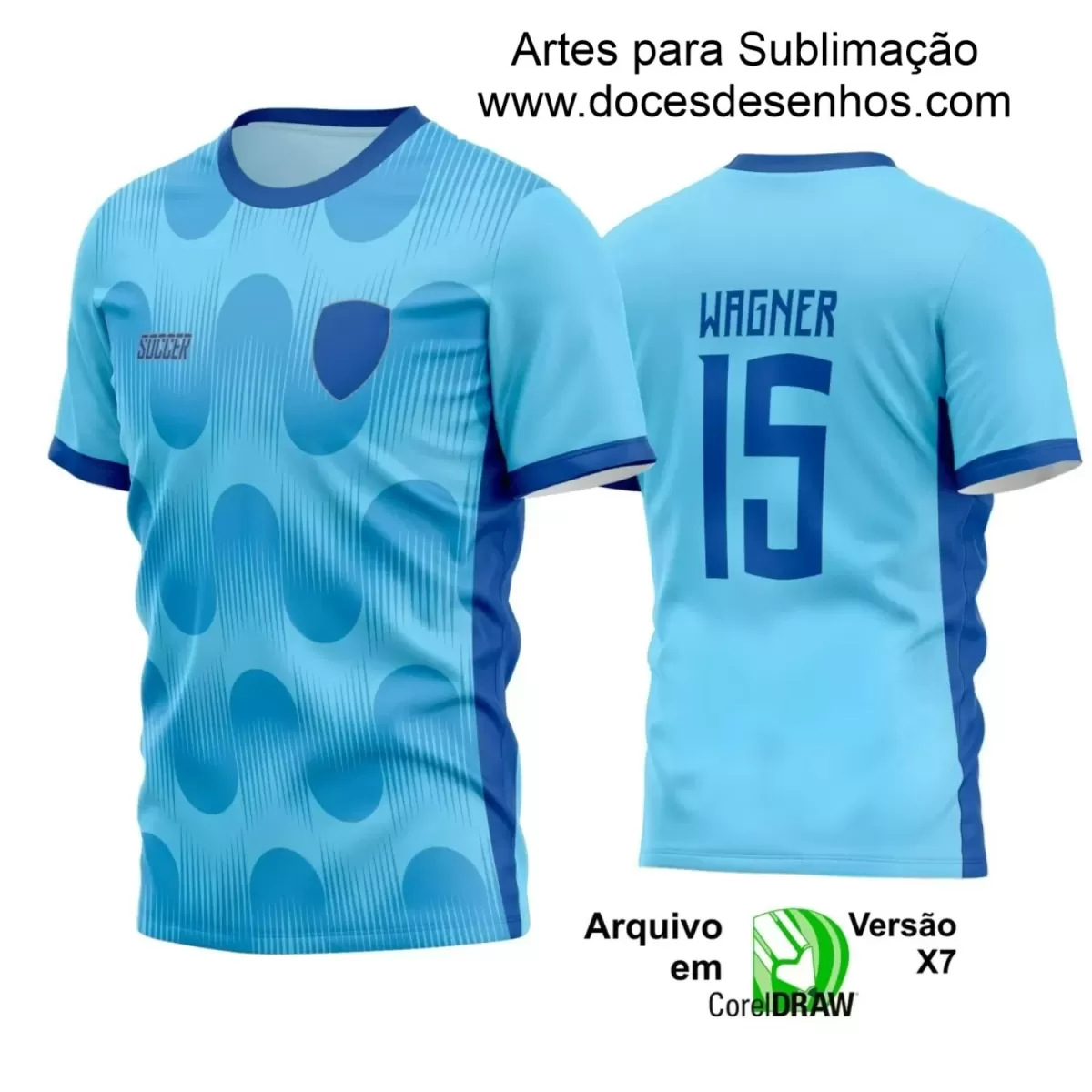 Estampa Camisa Personalizada - Time Amador - Futebol 2025