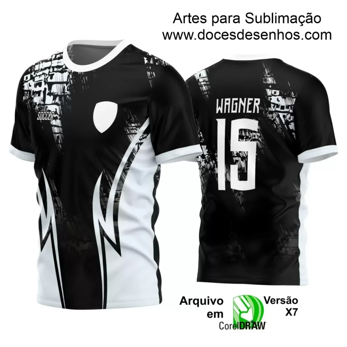 Estampa Camisa Personalizada - Time Amador - Futebol 2025