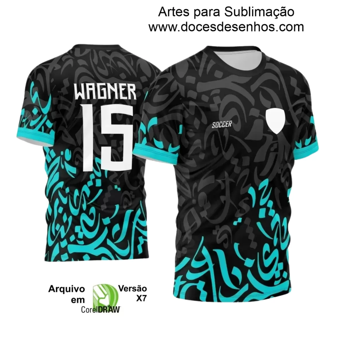 Estampa Camisa Personalizada - Time Amador - Futebol 2025