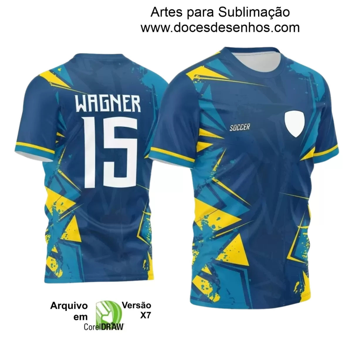 Estampa Camisa Personalizada - Time Amador - Futebol 2025