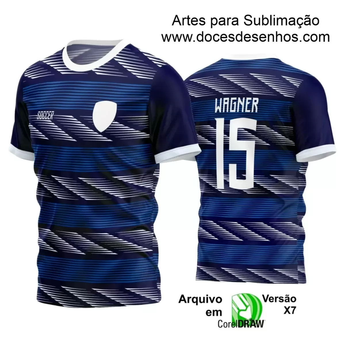 Estampa Camisa Personalizada - Time Amador - Futebol 2025