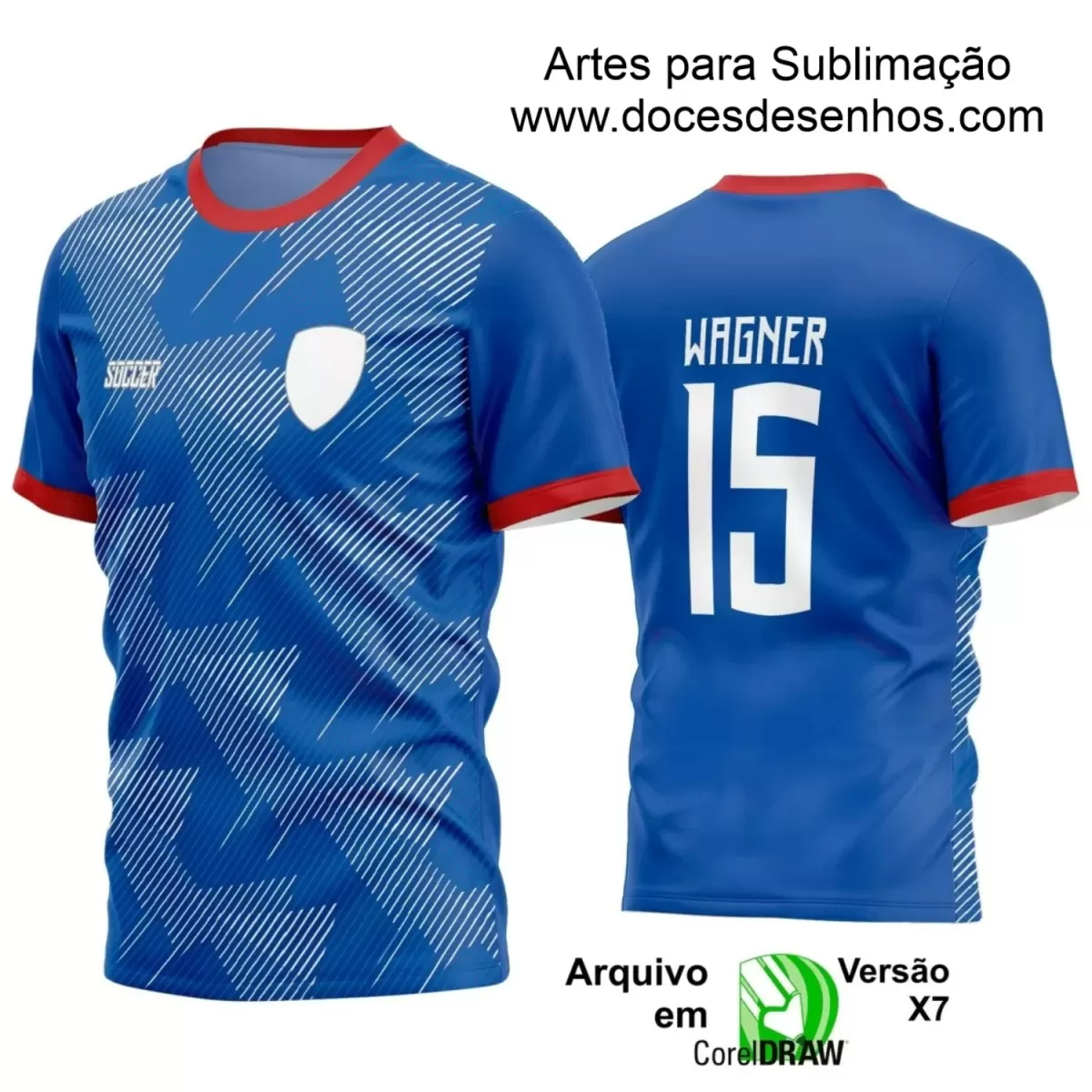 Estampa Camisa Personalizada - Time Amador - Futebol 2025