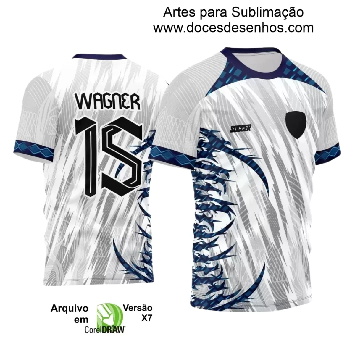 Estampa Camisa Personalizada - Time Amador - Futebol 2025