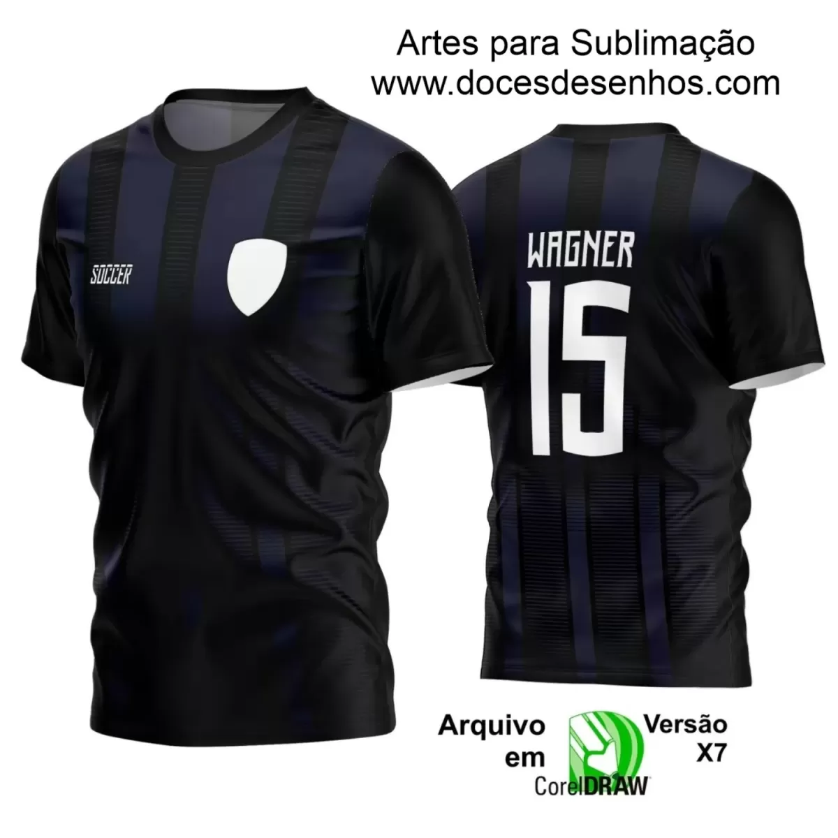 Estampa Camisa Personalizada - Time Amador - Futebol 2025