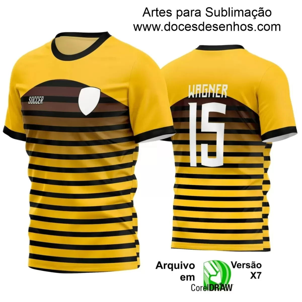 Estampa Camisa Personalizada - Time Amador - Futebol 2025