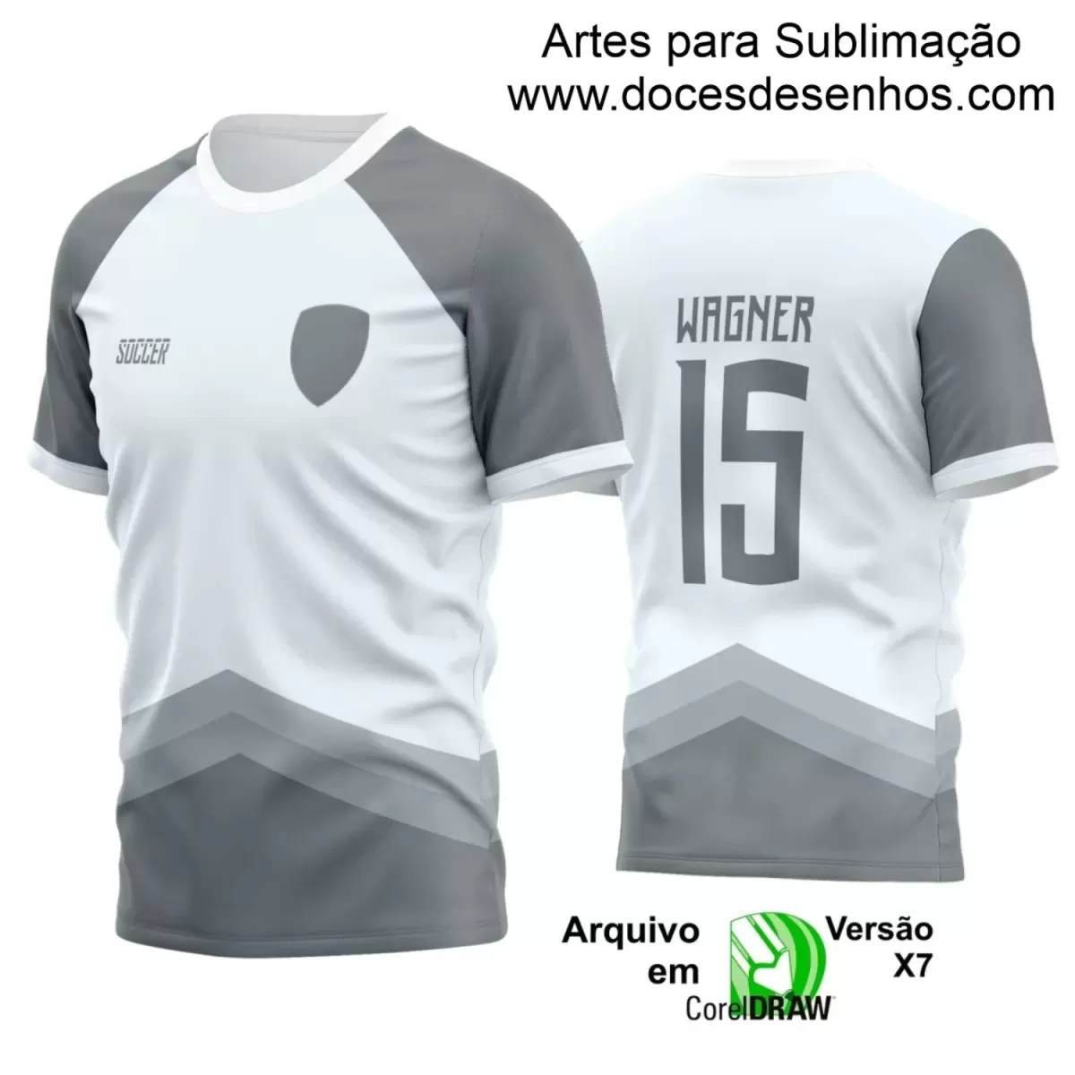 Estampa Camisa Personalizada - Time Amador - Futebol 2025