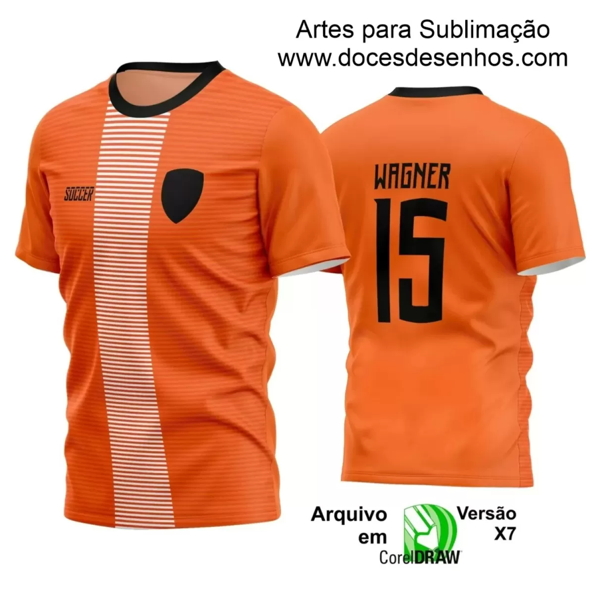 Estampa Camisa Personalizada - Time Amador - Futebol 2025