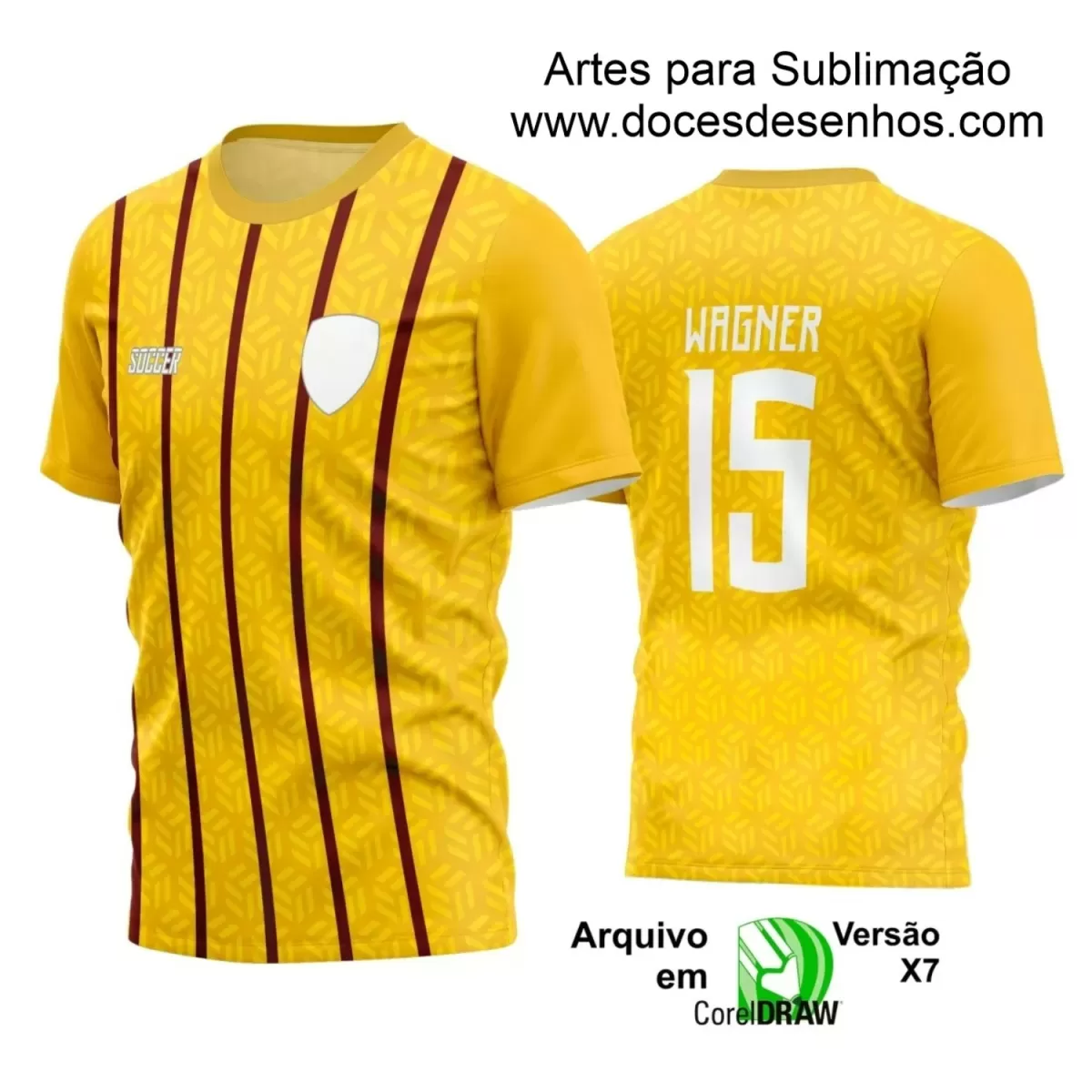 Estampa Camisa Personalizada - Time Amador - Futebol 2025