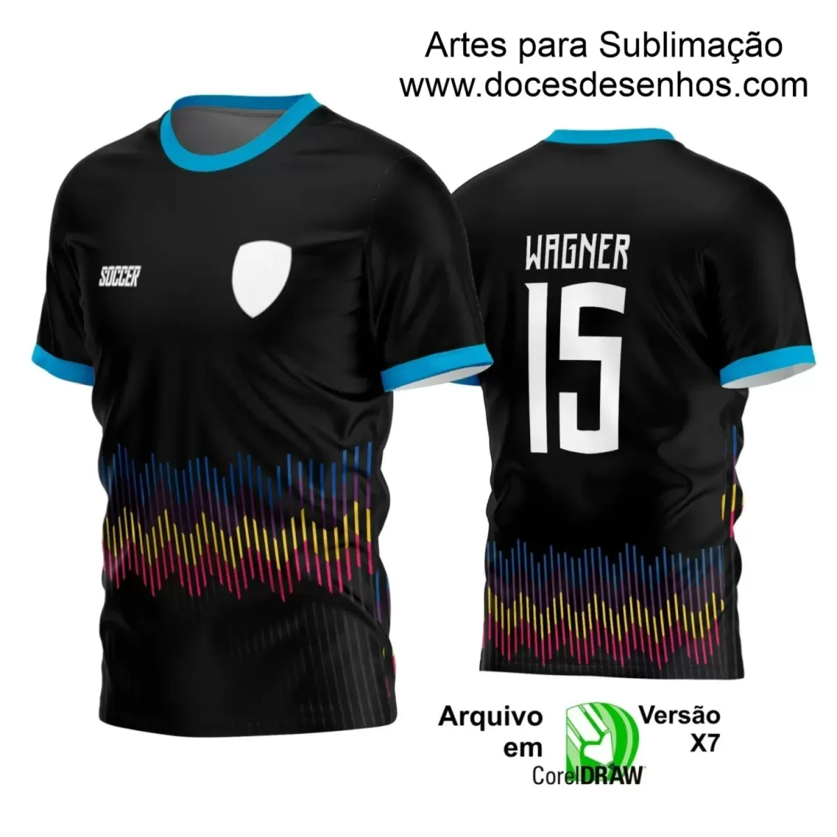 Estampa Camisa Personalizada - Time Amador - Futebol 2025