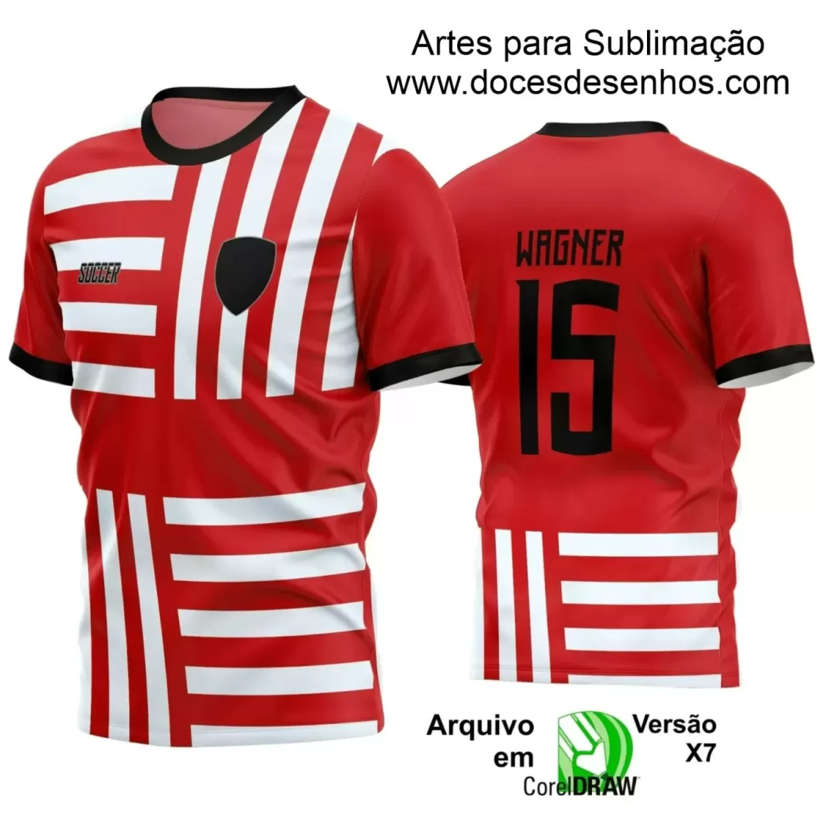 Estampa Camisa Personalizada - Time Amador - Futebol 2025