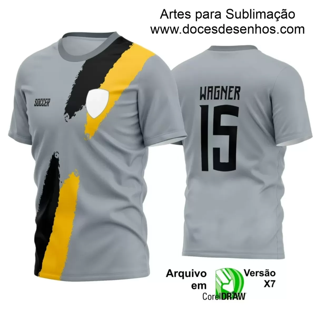 Estampa Camisa Personalizada - Time Amador - Futebol 2025