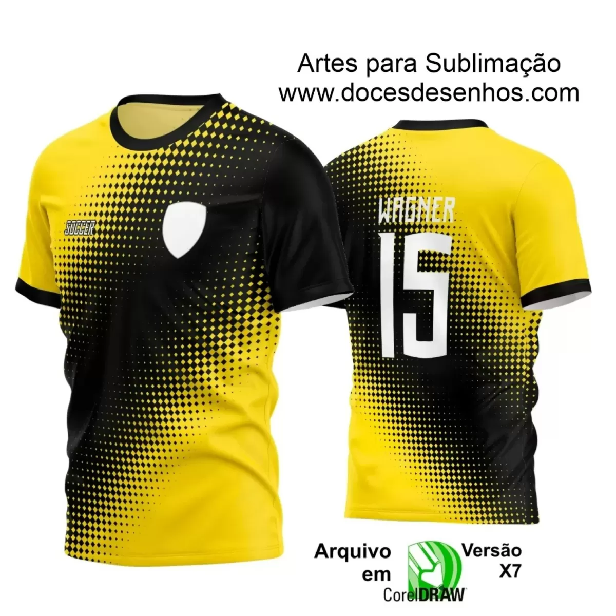 Estampa Camisa Personalizada - Time Amador - Futebol 2025