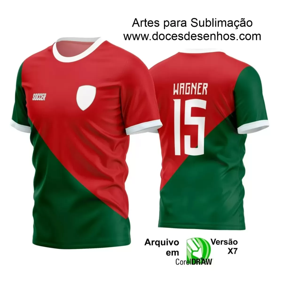 Estampa Camisa Personalizada - Time Amador - Futebol 2025