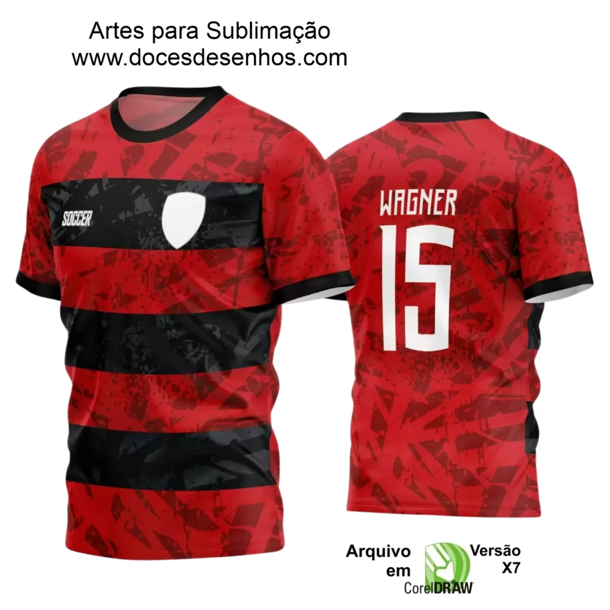 Estampa Camisa Personalizada - Time Amador - Futebol 2025