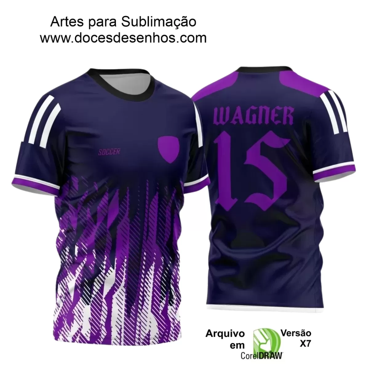 Estampa Camisa Personalizada - Time Amador - Futebol 2025